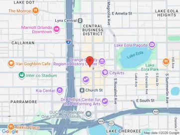 Map showing the office location