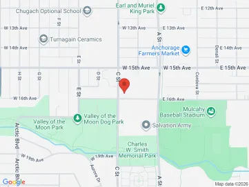 Map showing the office location