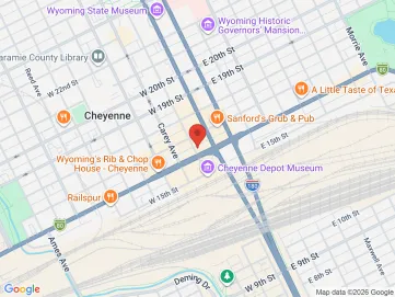 Map showing the office location