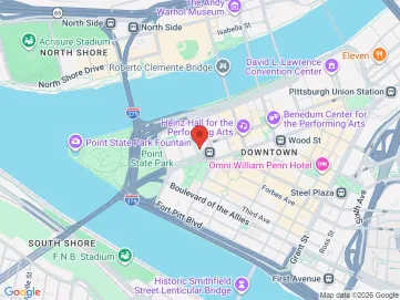 Map showing the office location