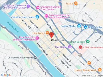 Map showing the office location