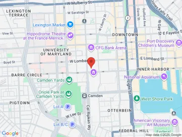 Map showing the office location