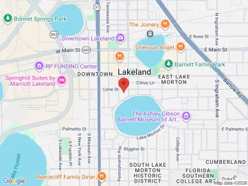 Map showing the office location