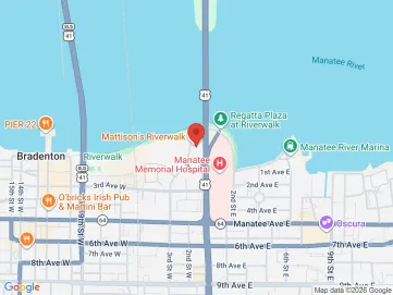 Map showing the office location