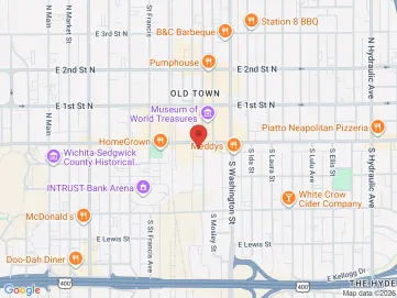 Map showing the office location