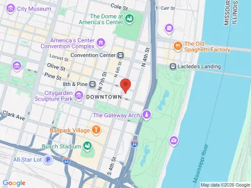 Map showing the office location