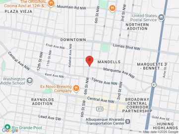 Map showing the office location