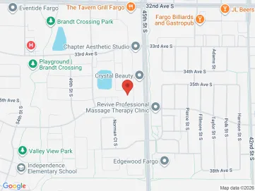 Map showing the office location