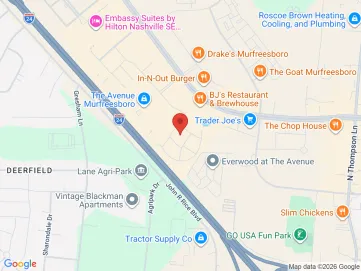 Map showing the office location