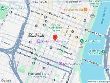 Map showing the office location