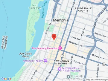Map showing the office location