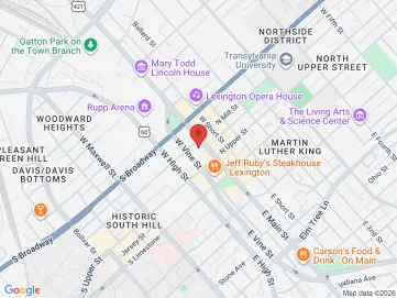 Map showing the office location