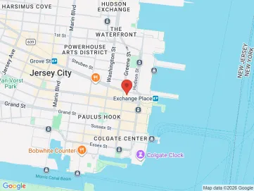 Map showing the office location