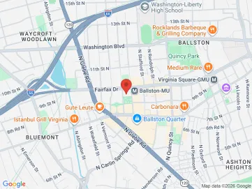 Map showing the office location