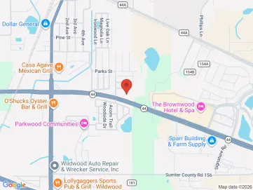Map showing the office location