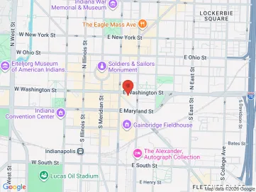 Map showing the office location