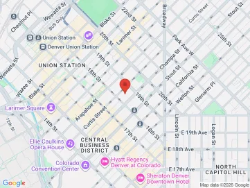 Map showing the office location