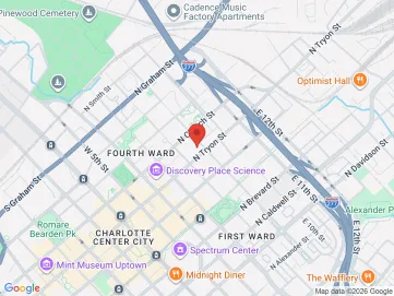 Map showing the office location