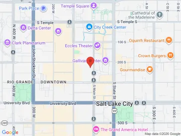 Map showing the office location