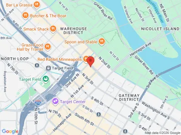 Map showing the office location