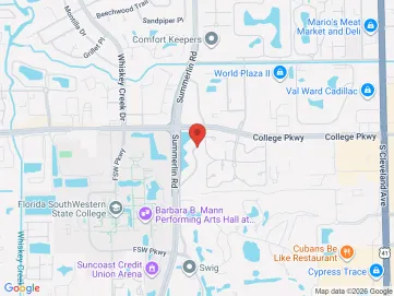 Map showing the office location