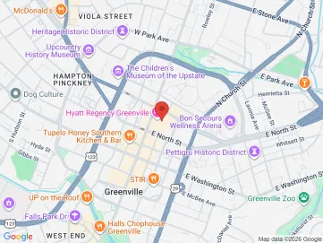 Map showing the office location