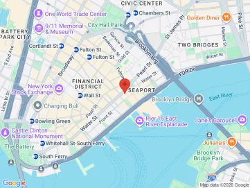 Map showing the office location
