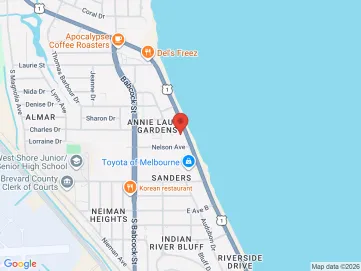 Map showing the office location