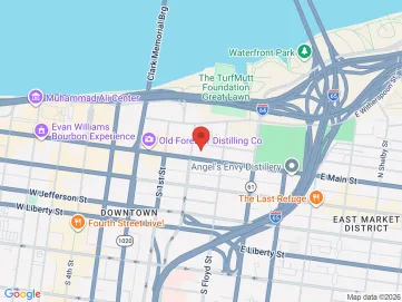 Map showing the office location