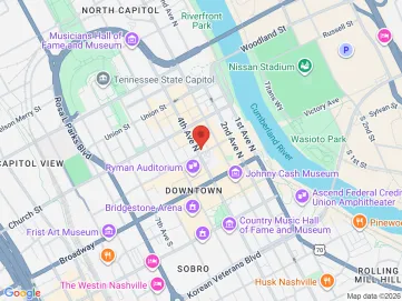 Map showing the office location