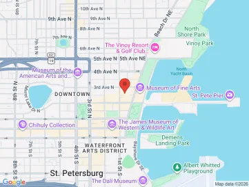 Map showing the office location