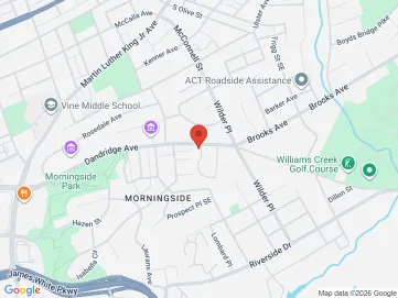 Map showing the office location