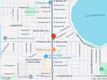 Map showing the office location