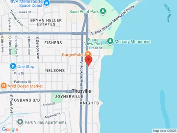 Map showing the office location
