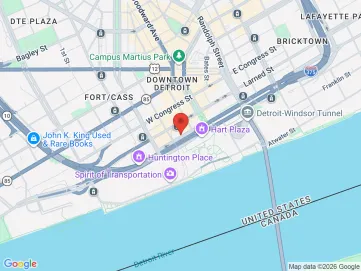 Map showing the office location