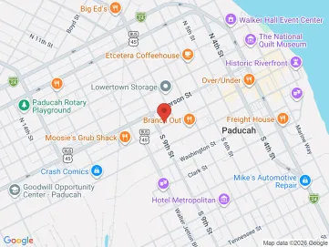 Map showing the office location