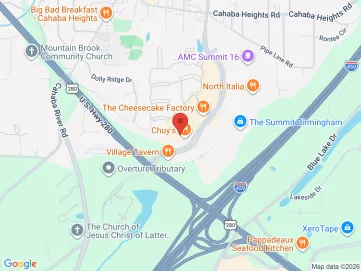 Map showing the office location