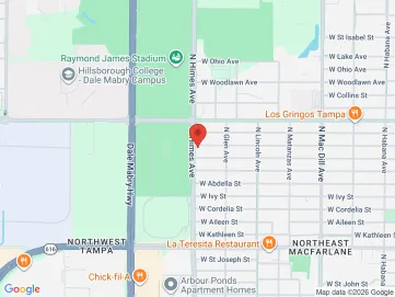 Map showing the office location