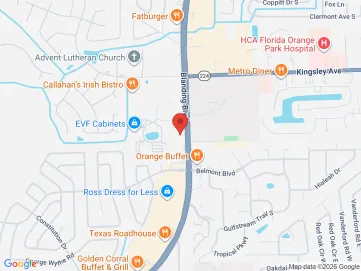 Map showing the office location
