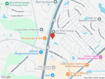 Map showing the office location