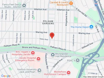 Map showing the office location