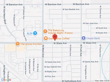 Map showing the office location