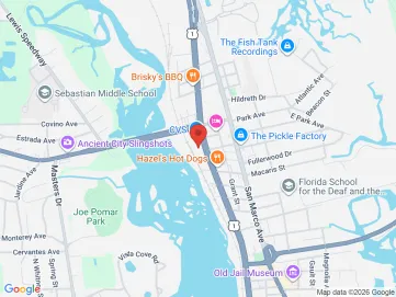 Map showing the office location