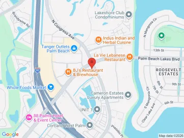 Map showing the office location