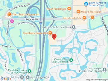 Map showing the office location