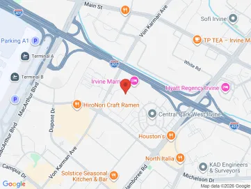 Map showing the office location