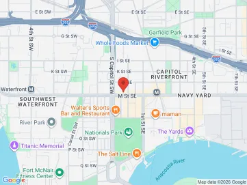 Map showing the office location