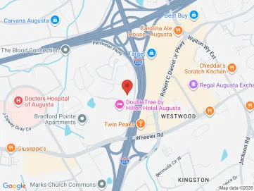 Map showing the office location