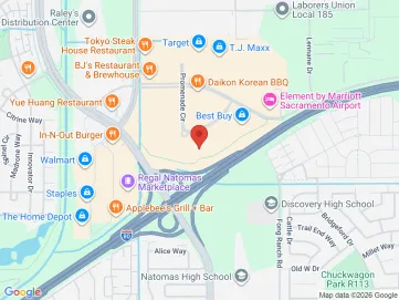 Map showing the office location