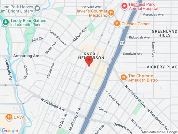 Map showing the office location